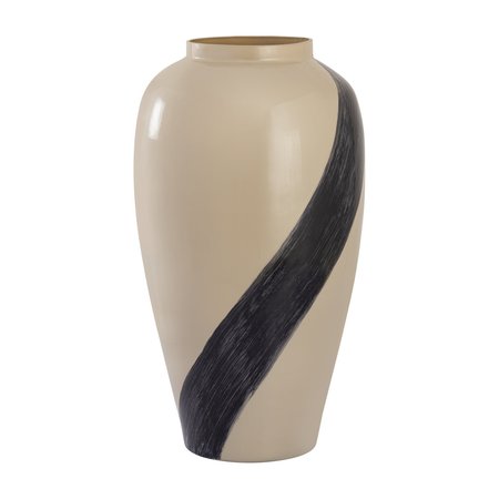 ELK SIGNATURE Brushstroke Vase, Small Cream H0897-10973